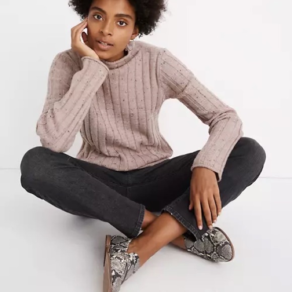 Madewell Donegal Evercrest Sweater Pink - Picture 2 of 2
